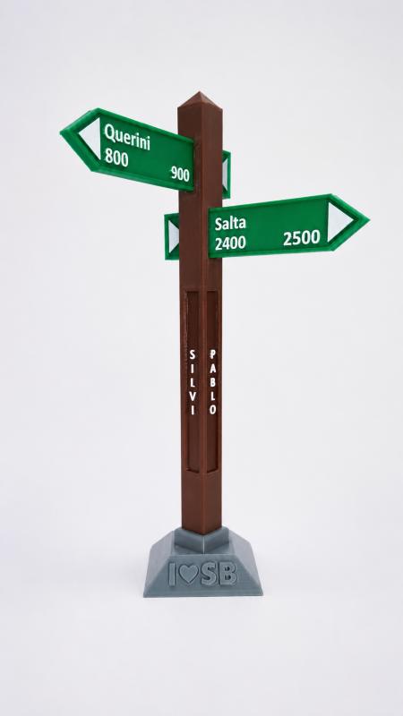 Réplica 3D artesanal de esquina de San Bernardo del Tuyú — Esquina Familiar 32cm